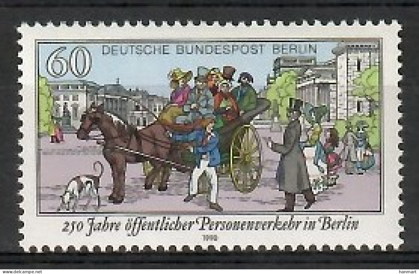 Berlin 1990 Mi 861 MNH  (ZE5 DBE861) - Chiens