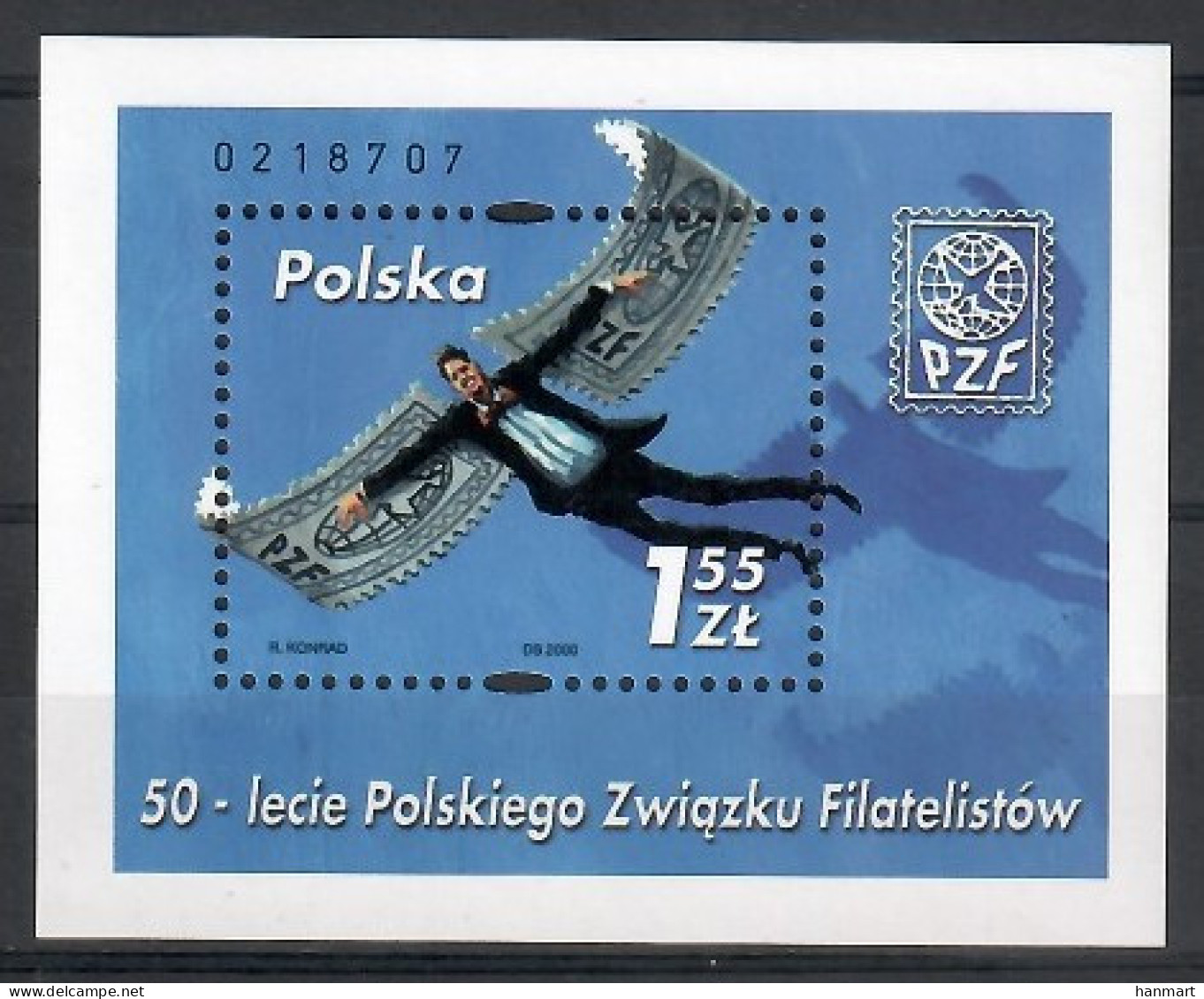 Poland 2000 Mi Block 143 Fi Block 173 MNH  (ZE4 PLDbl143) - Autres