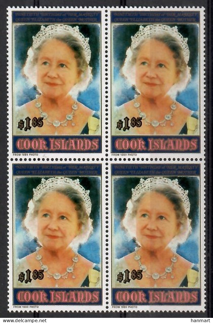 Cook Islands 1990 Mi 1310 MNH  (ZS7 CKIvie1310) - Familles Royales