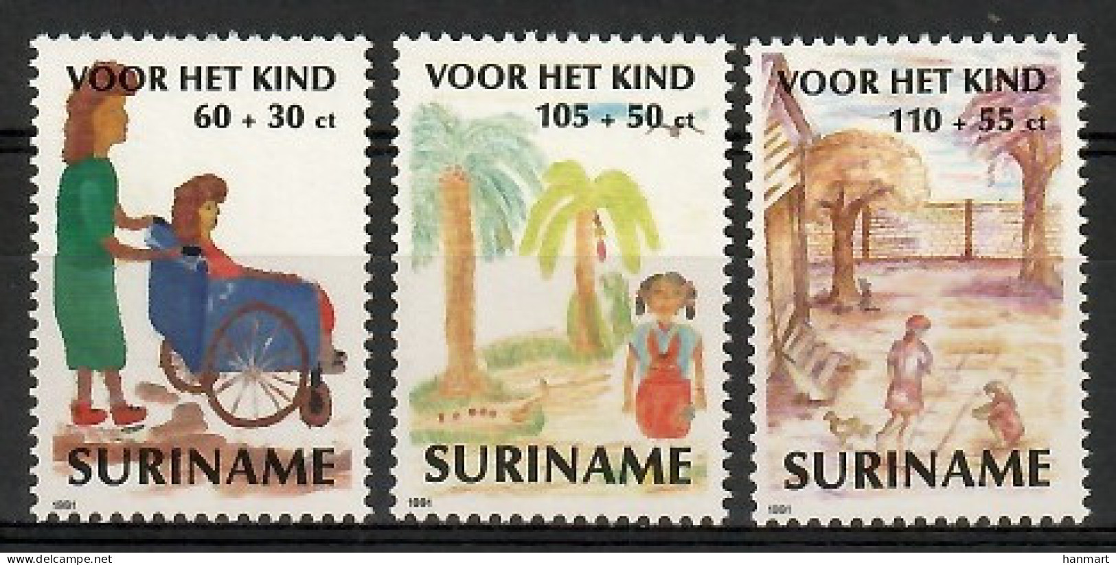 Suriname 1991 Mi 1391-1393 MNH  (ZS3 SRN1391-1393) - Autres