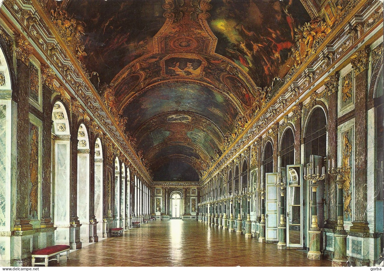 *CPM Grand Format 15 X 21,5cm  -78 - VERSAILLES - La Galerie Des Glaces - Versailles (Castello)