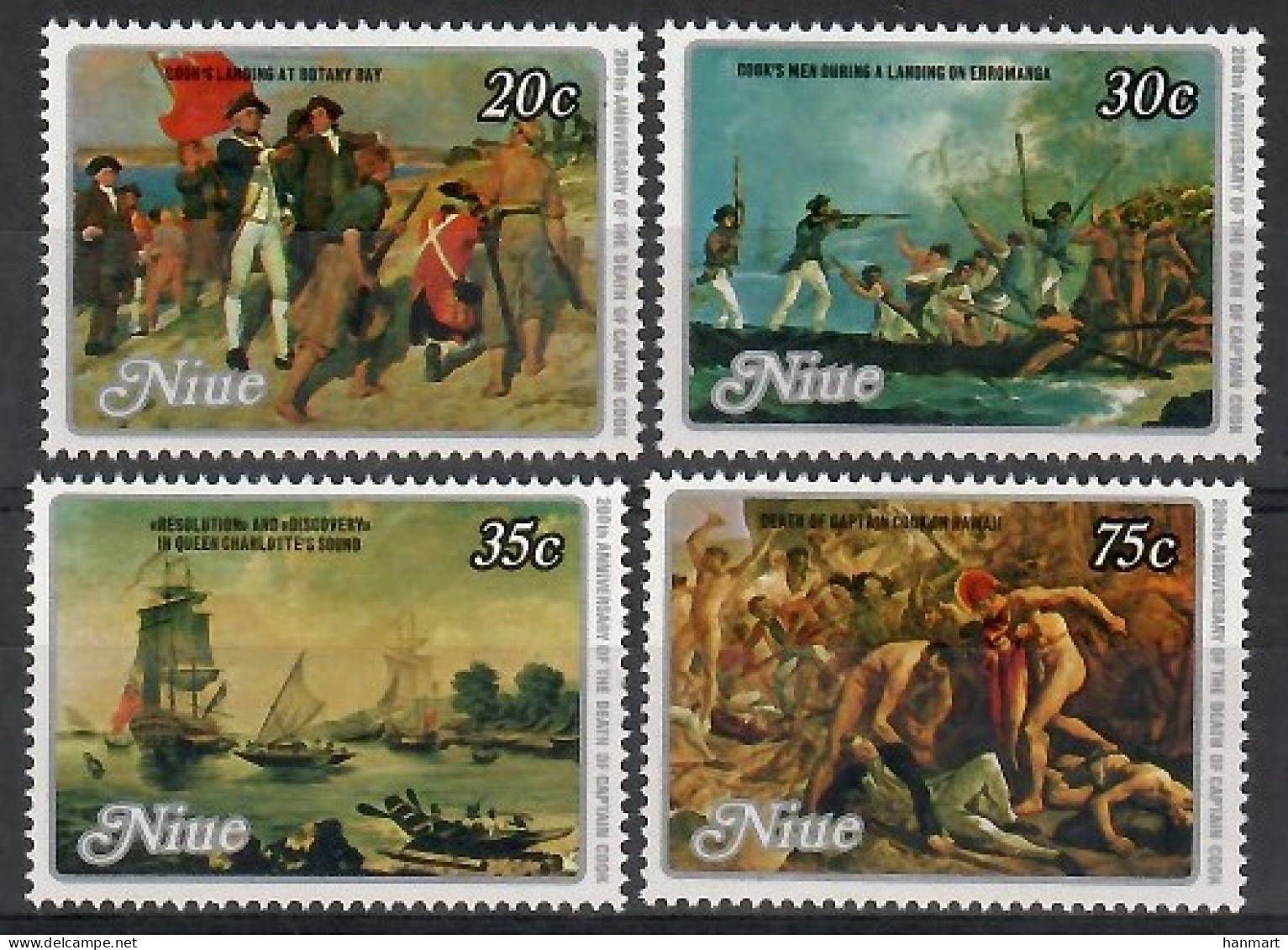 Niue 1980 Mi 284-287 MNH  (ZS7 NIE284-287) - Exploradores