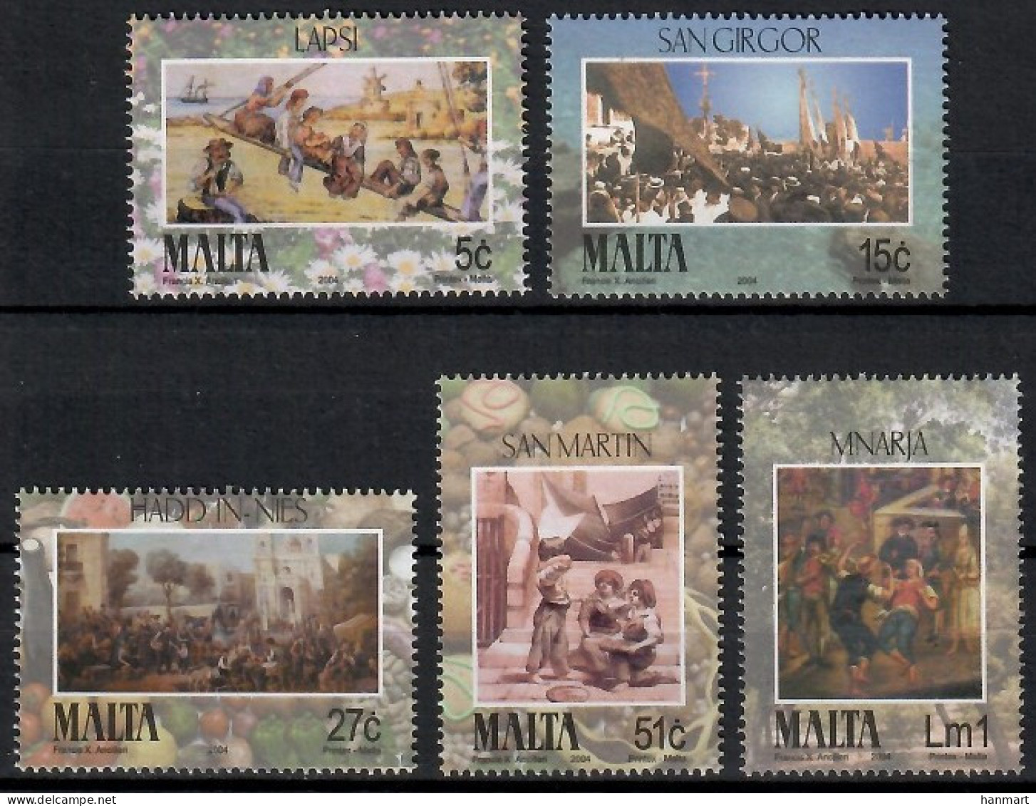 Malta 2004 Mi 1357-1361 MNH  (ZE2 MLT1357-1361) - Otros