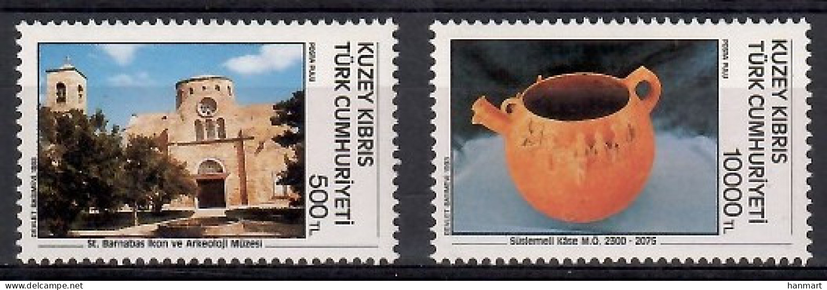 Northern Cyprus 1993 Mi 351-352 MNH  (ZE2 CYT351-352) - Skulpturen