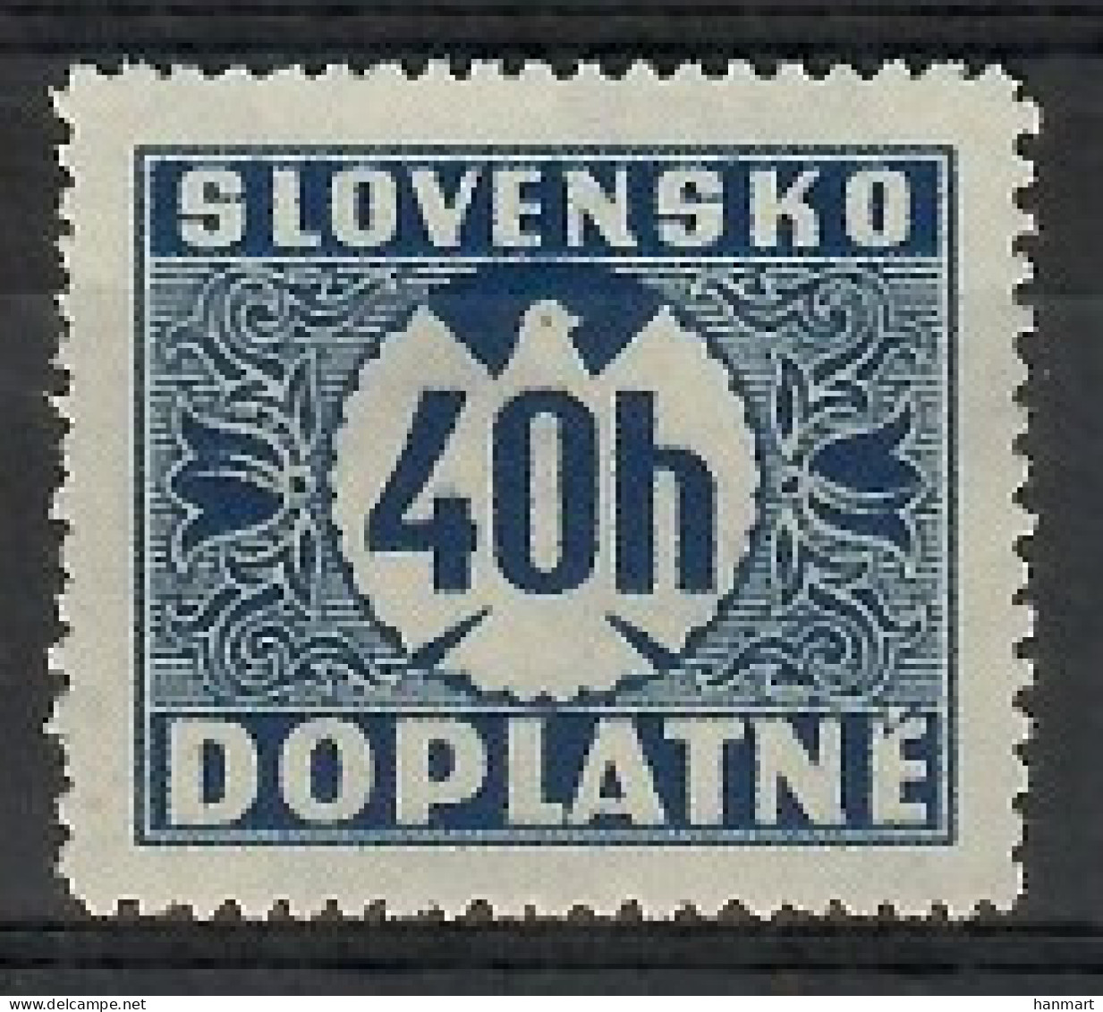 Slovakia 1940 Mi Por 17 MNH  (LZE4 SLKpor17) - Sin Clasificación