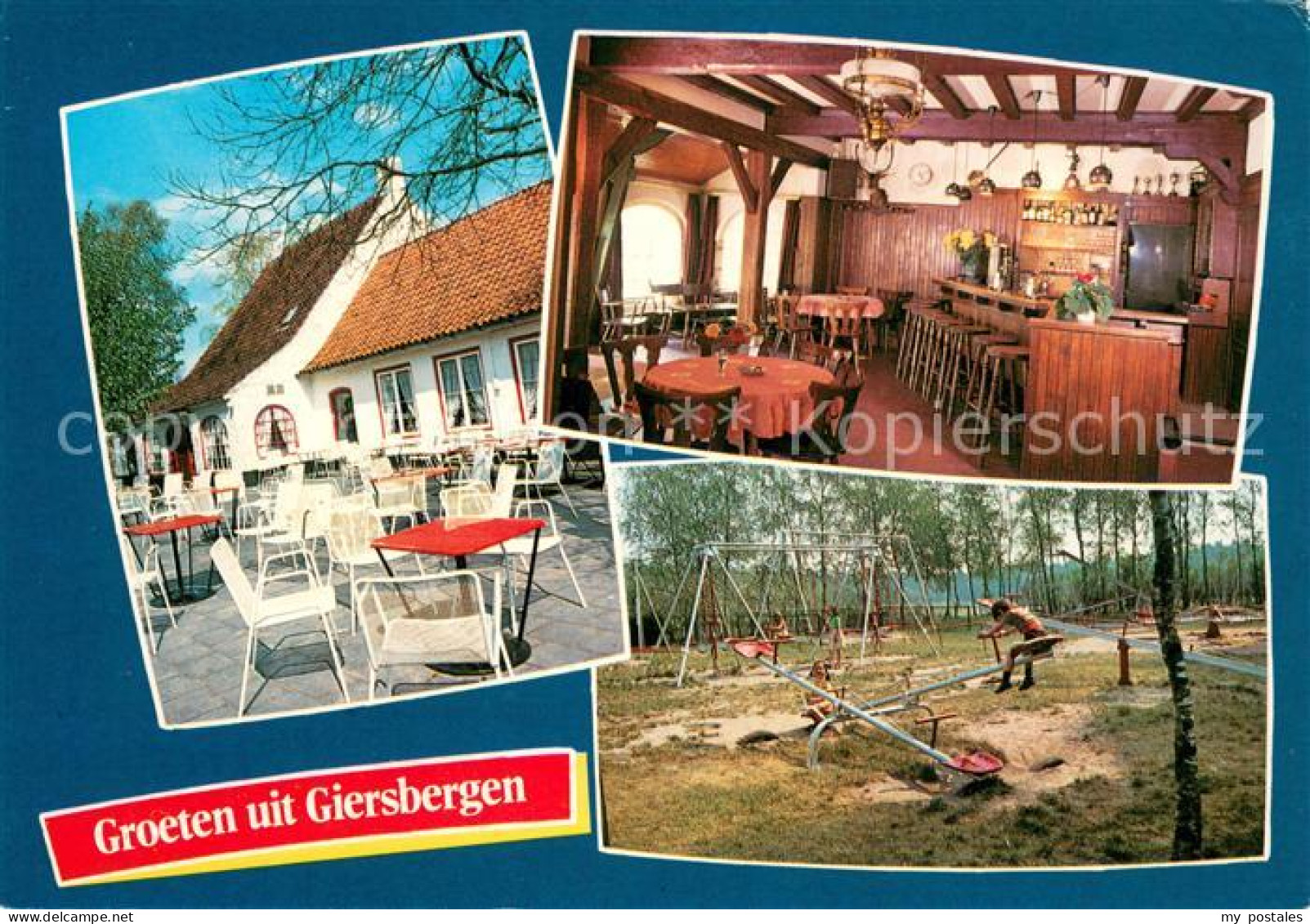 73647300 Giersbergen Herberg De Drie Linden Restaurant Kinderspielplatz  - Andere & Zonder Classificatie