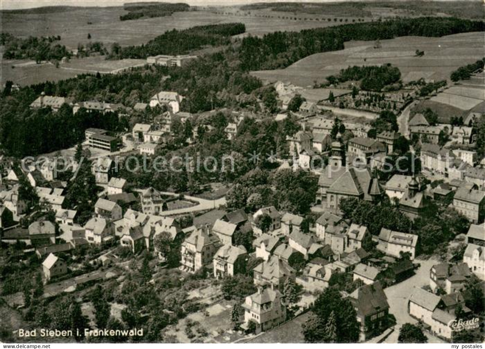 73647279 Bad Steben Stahl-, Moor- Und Radiumbad Im Frankenwald Fliegeraufnahme B - Bad Steben