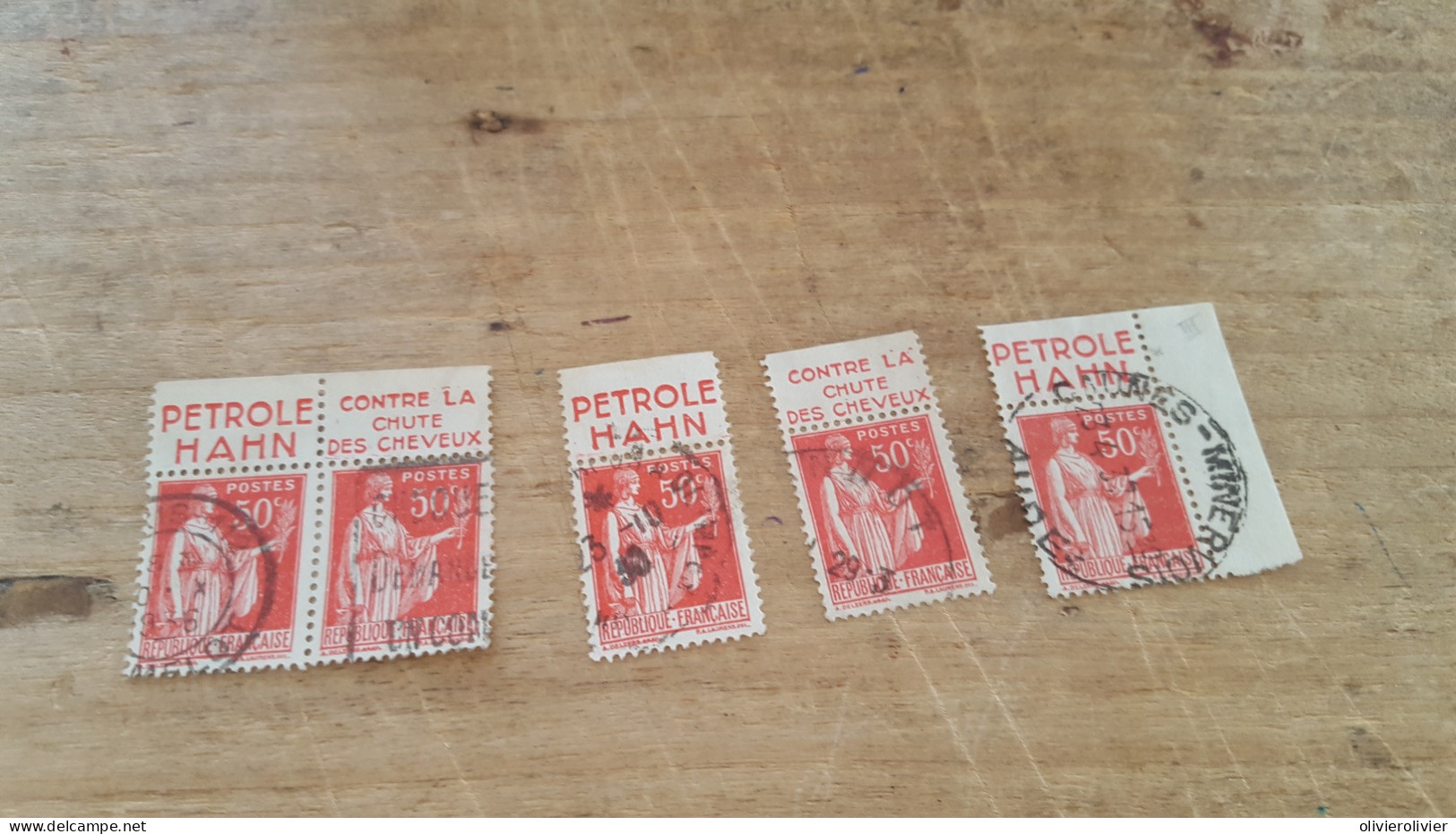 REF A2665  FRANCE OBLITERE ISSUE DE CARNET BANDE PUBLICITAIRE - Collections