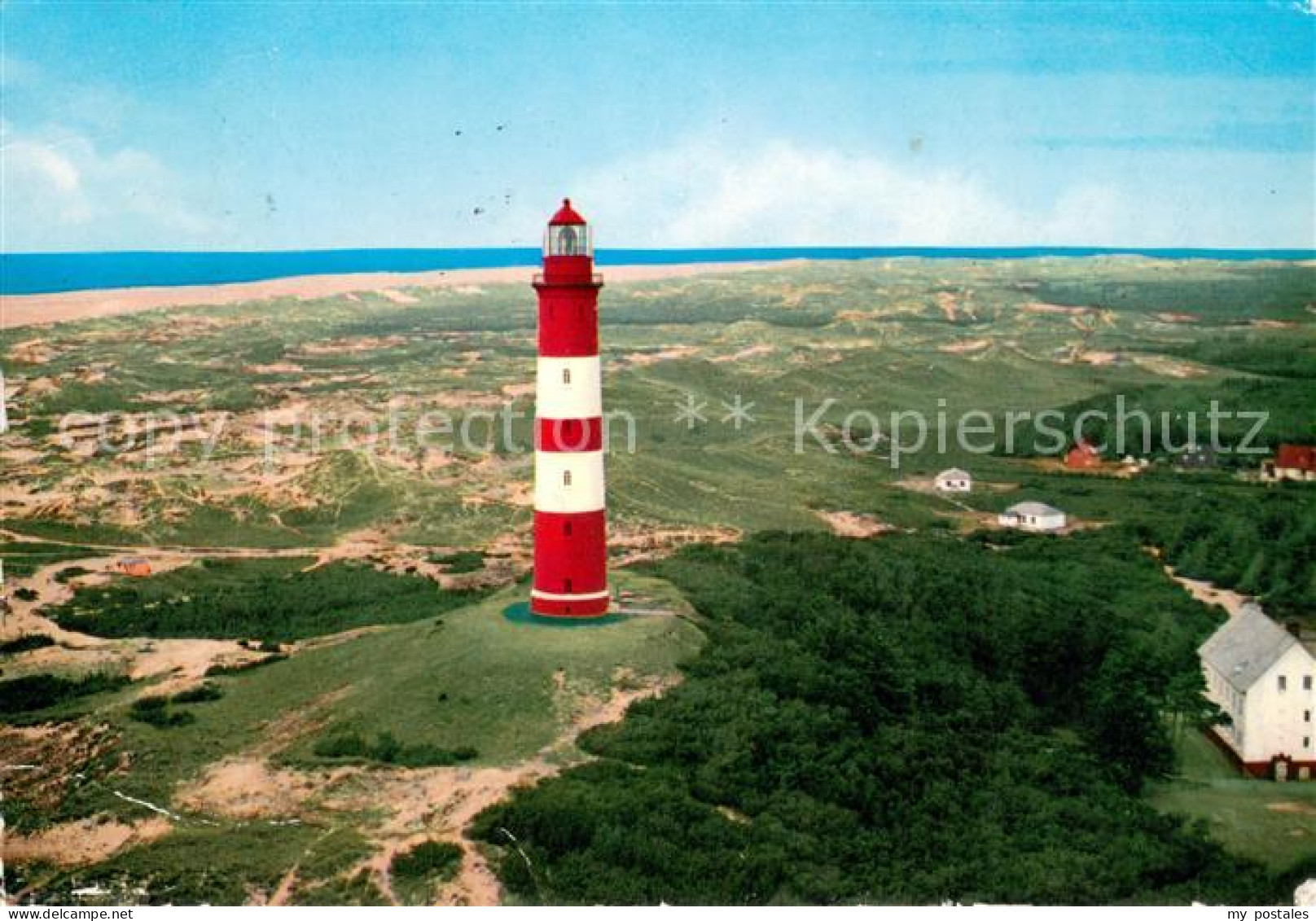 73647226 Amrum Nordseeinsel Leuchtturm Fliegeraufnahme Amrum - Sonstige & Ohne Zuordnung