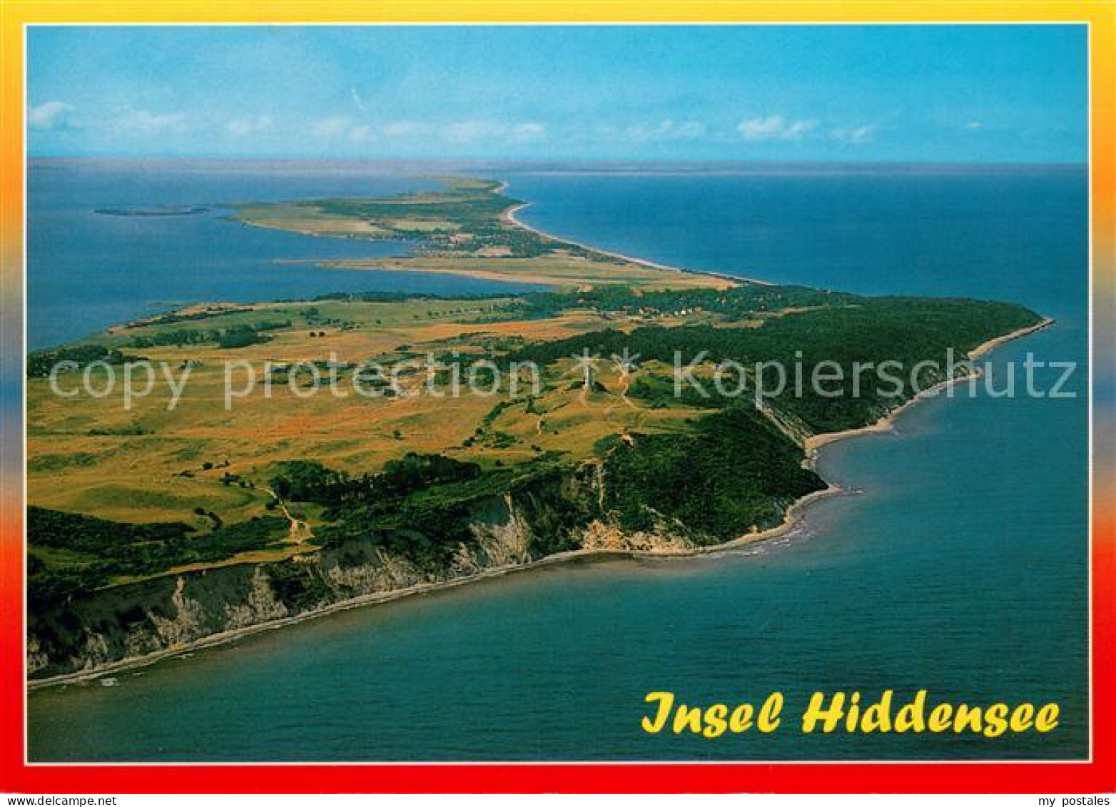 73647196 Insel Hiddensee Fliegeraufnahme Mit Dornbusch Insel Hiddensee - Sonstige & Ohne Zuordnung