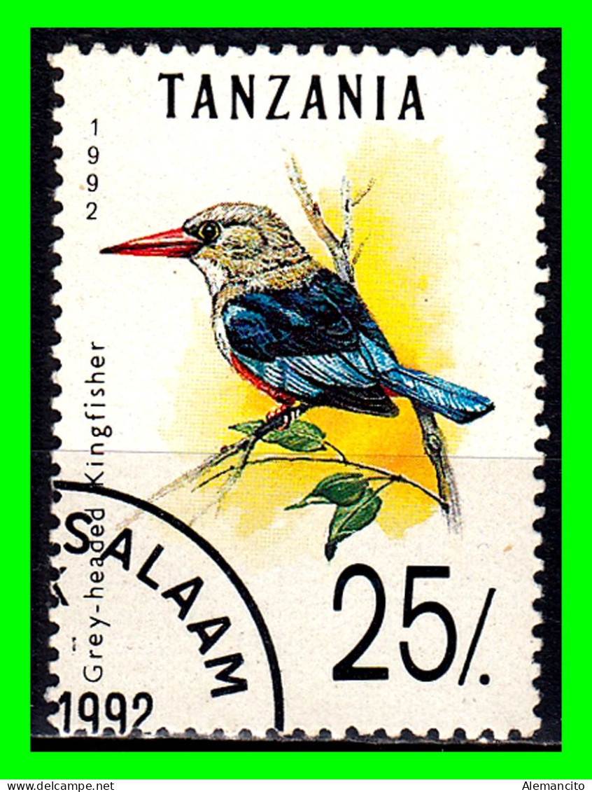 TANZANIA ( AFRICA ) SELLO  AÑO 1992 TEMATICA PAJAROS - Tanzanie (1964-...)