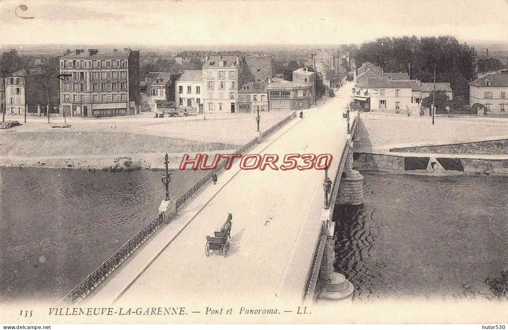 CPA VILLENEUVE LA GARENNE - LE PONT - Villeneuve La Garenne