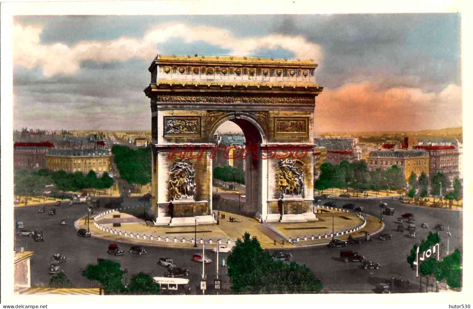 CPSM PARIS - L'ARC DE TRIOMPHE - Arc De Triomphe