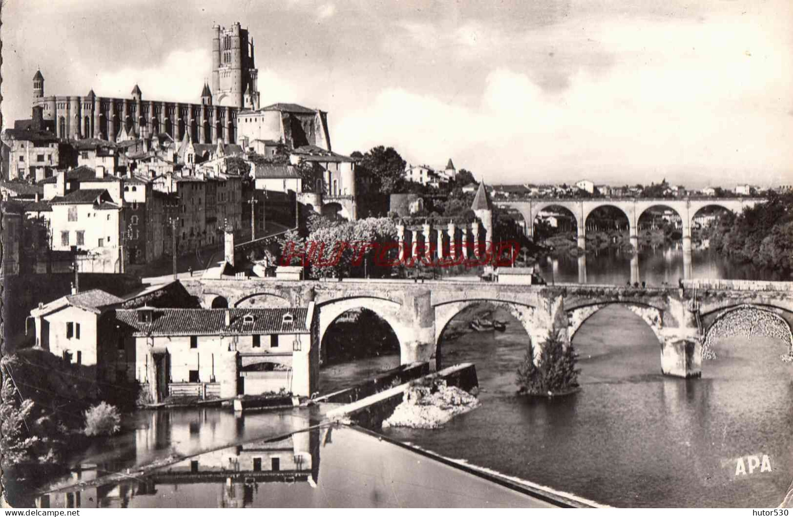 CPSM ALBI - VUE SUR LE TARN - Albi