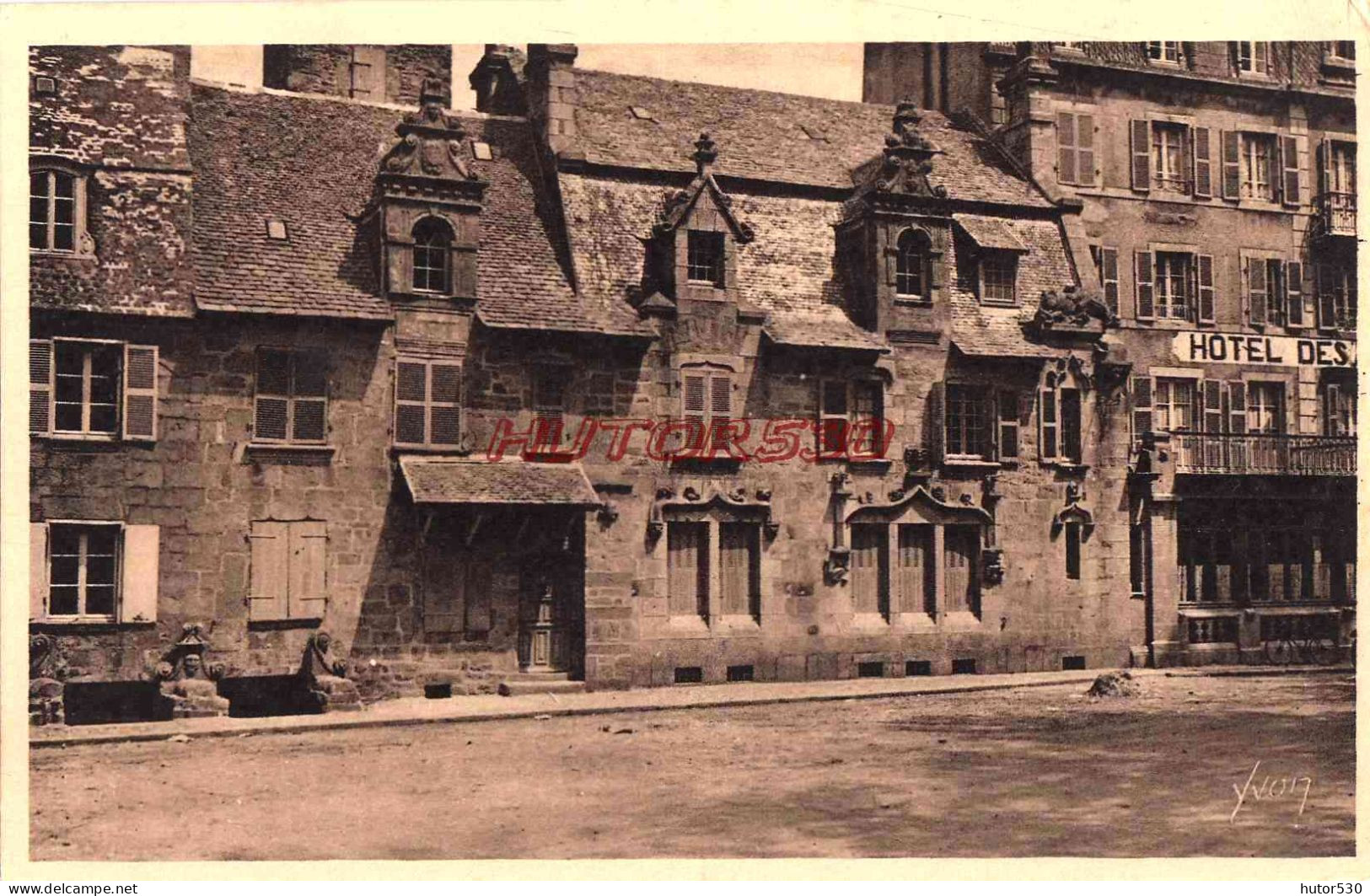 CPA ROSCOFF - PLACE MICHEL BOUQUET - Roscoff