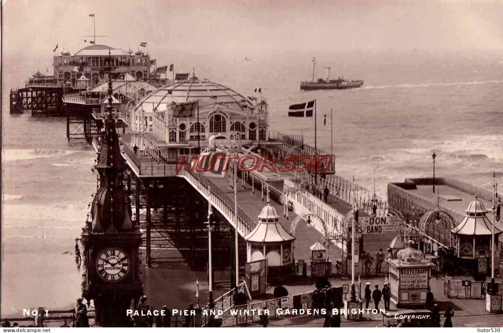 CPSM BRIGHTON - PALACE PIER AND WINTER GARDEN - Brighton