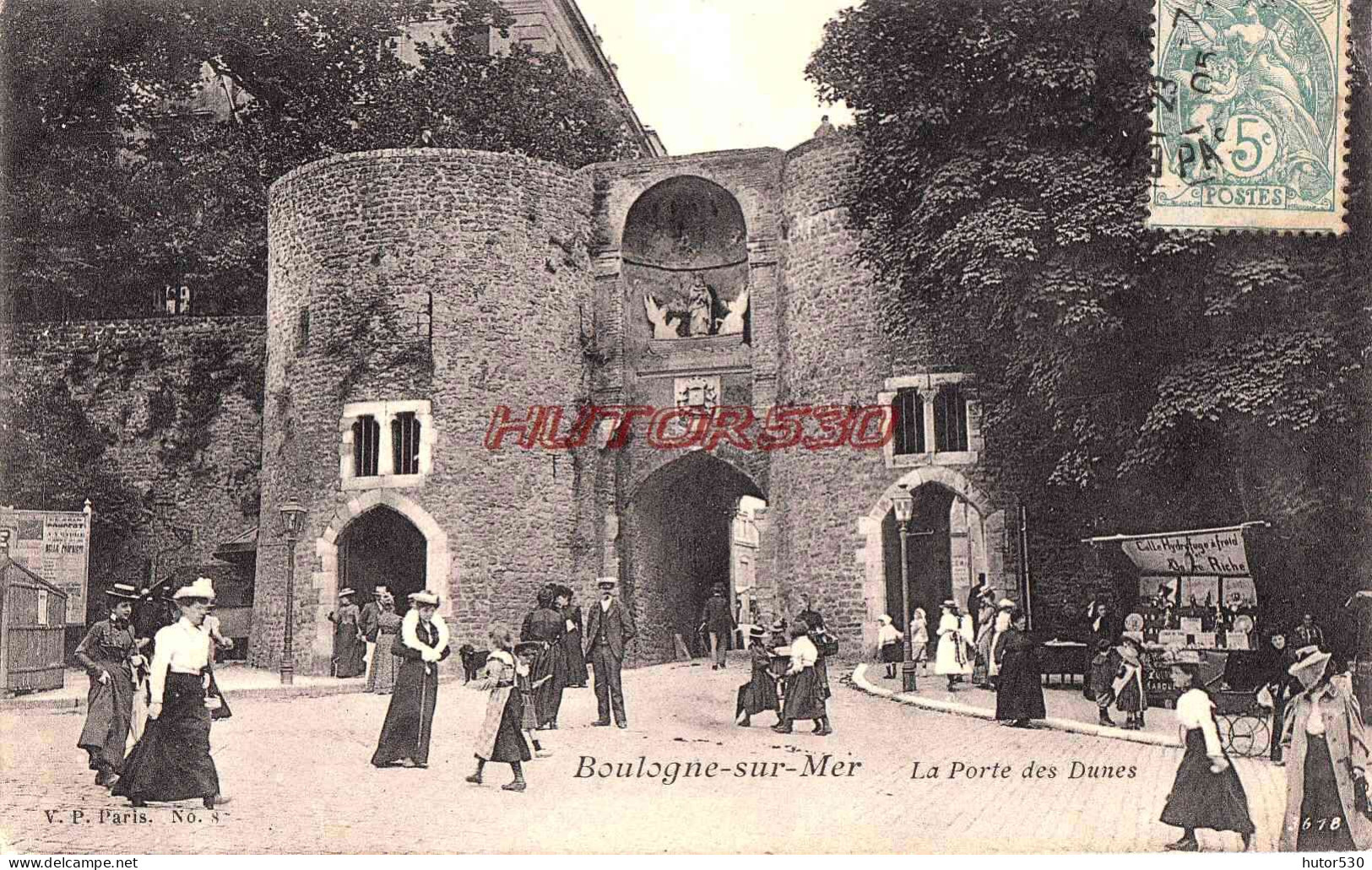 CPA BOULOGNE SUR MER - LA PORTE DES DUNES - Boulogne Sur Mer