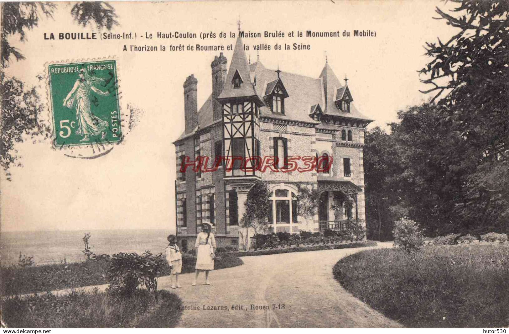 CPA LA BOUILLE - LE HAUT COULON - La Bouille