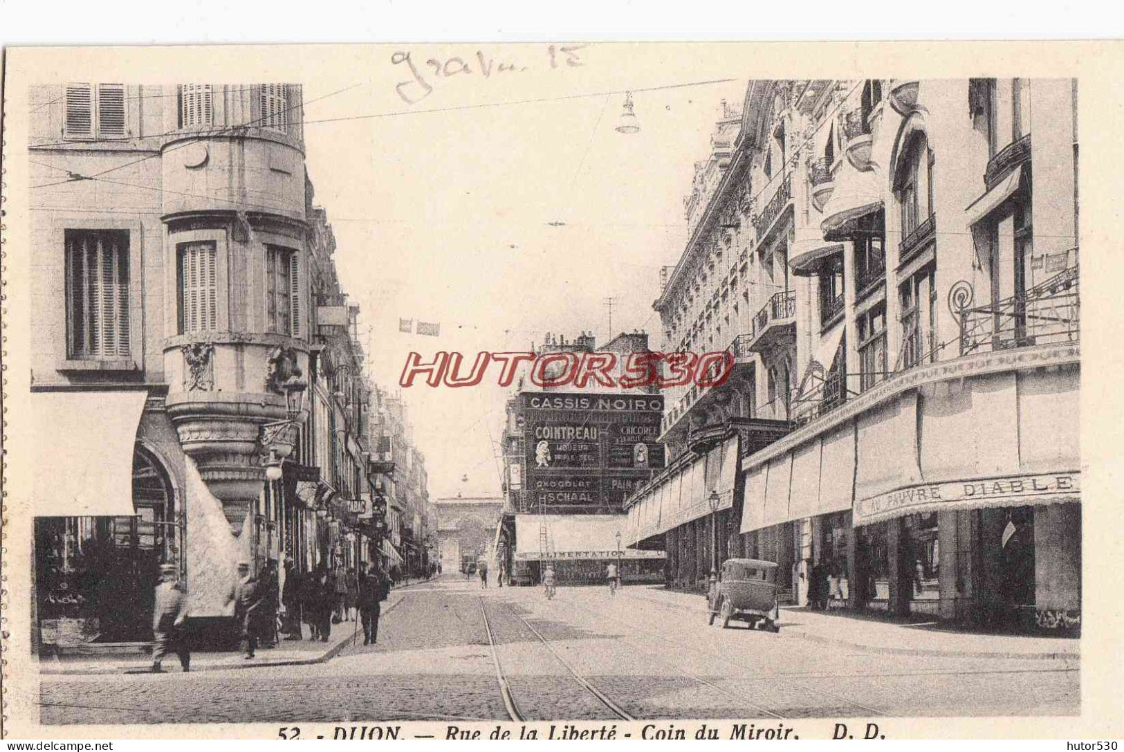 CPA DIJON - RUE DE LA LIBERTE - COIN DU MIROIR - Dijon