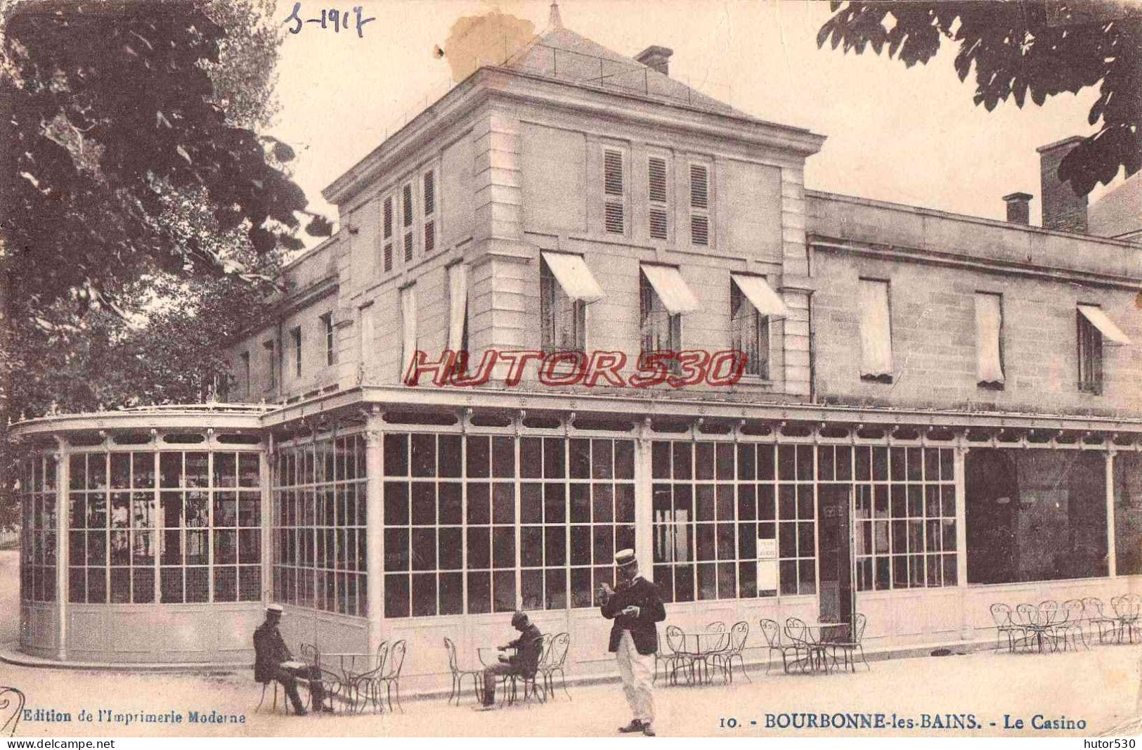 CPA BOURBONNE LES BAINS - LE CASINO - Bourbonne Les Bains