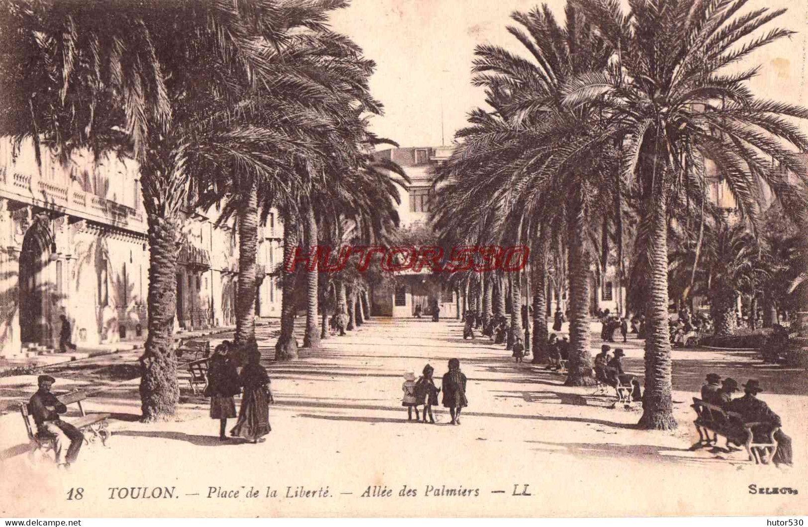 CPA TOULON - PLACE DE LA LIBERTE - Toulon