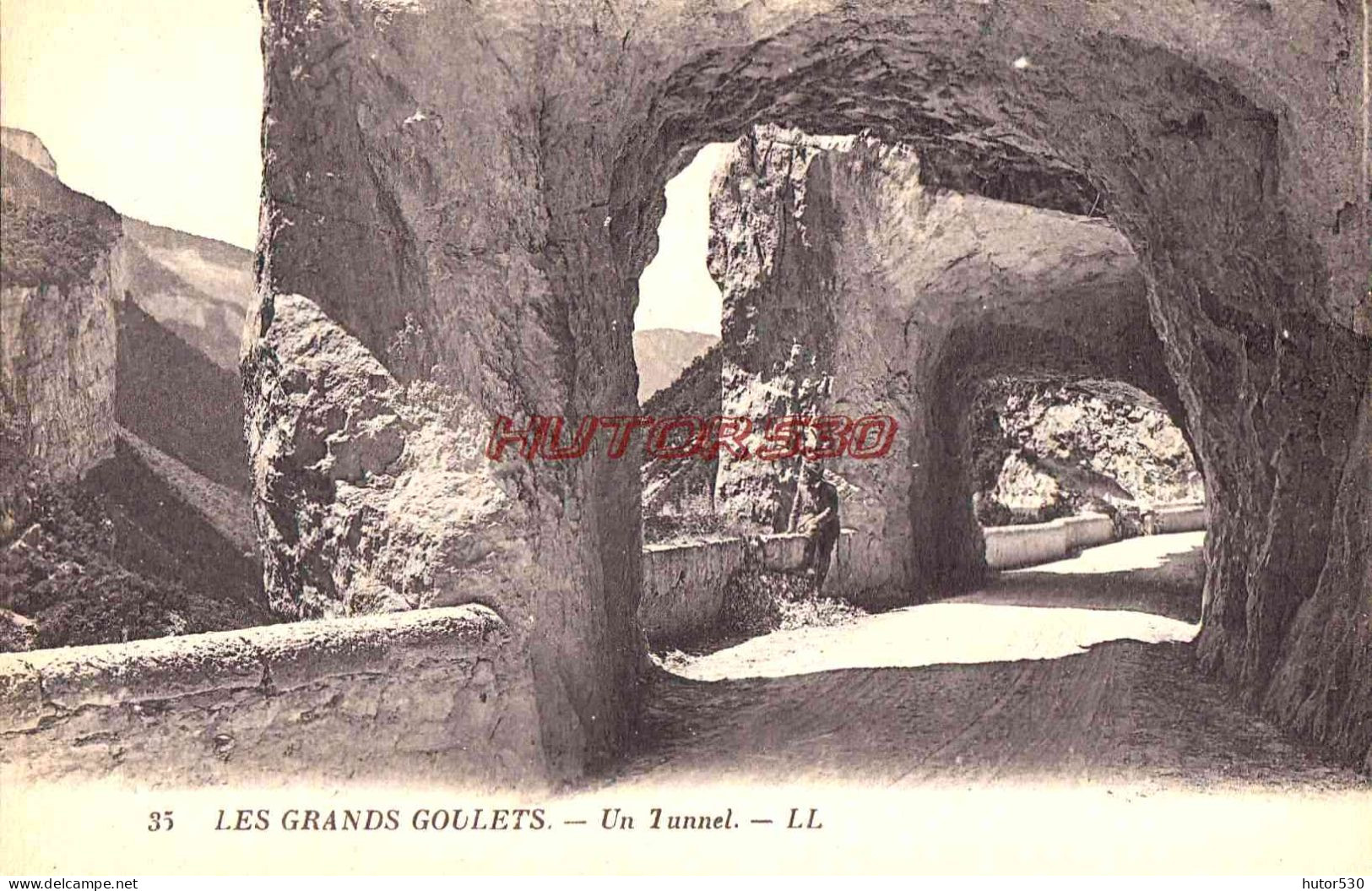 CPA LES GRANDS GOULETS - UN TUNNEL - Other & Unclassified