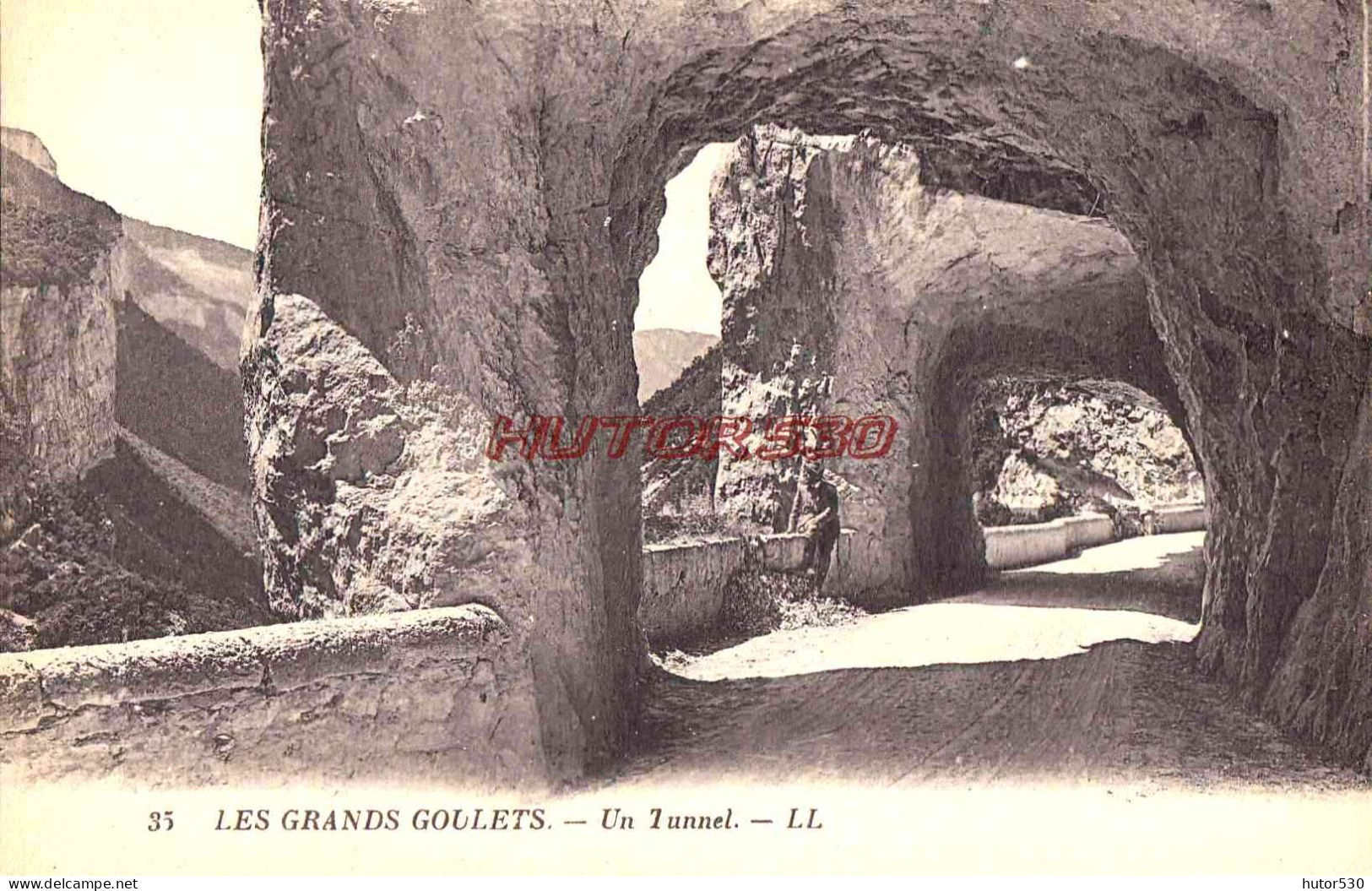 CPA LES GRANDS GOULETS - UN TUNNEL - Otros & Sin Clasificación