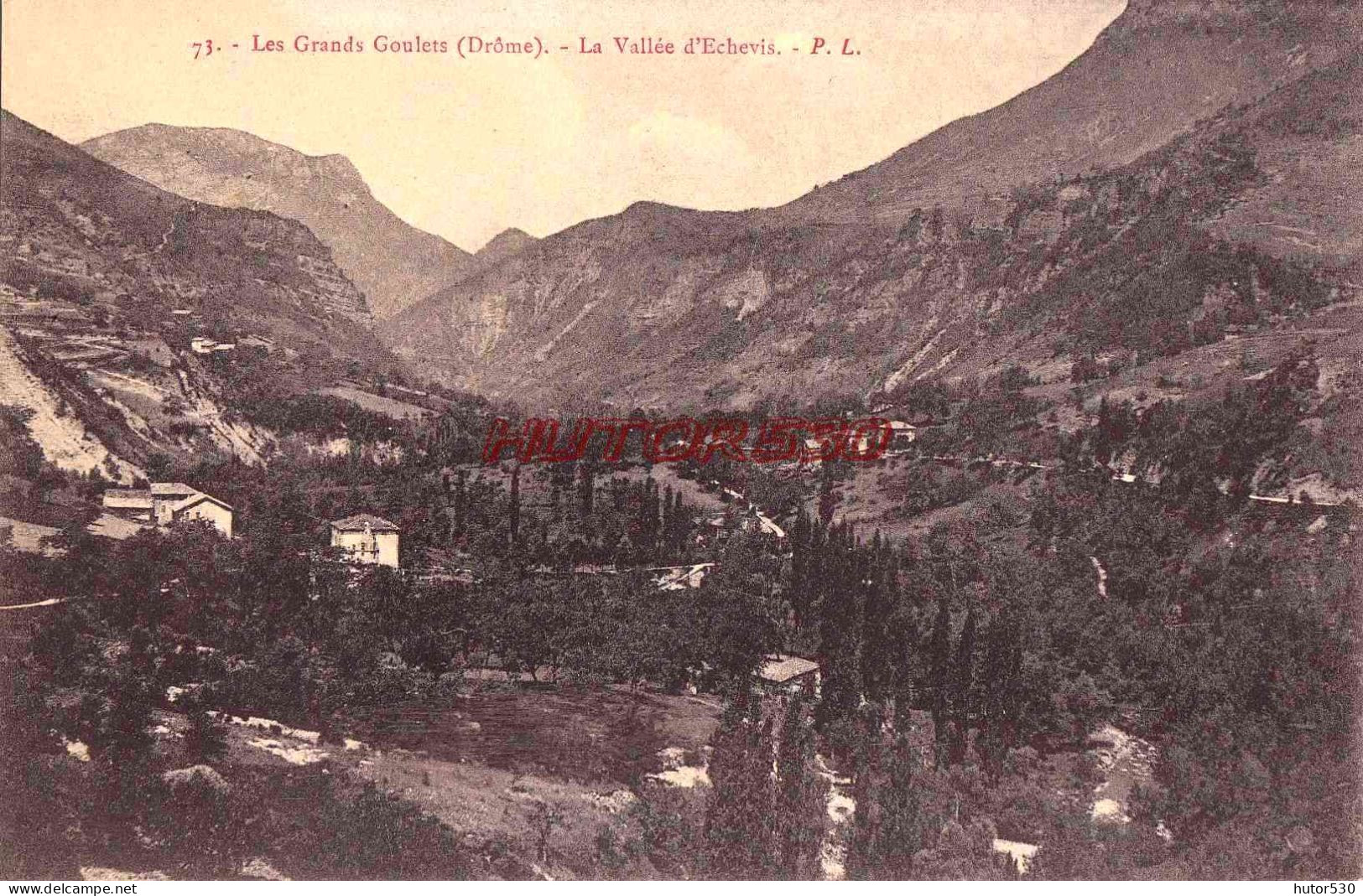 CPA LES GRANDS GOULETS - DROME - LA VALLEE D'ECHEVIS - Sonstige & Ohne Zuordnung