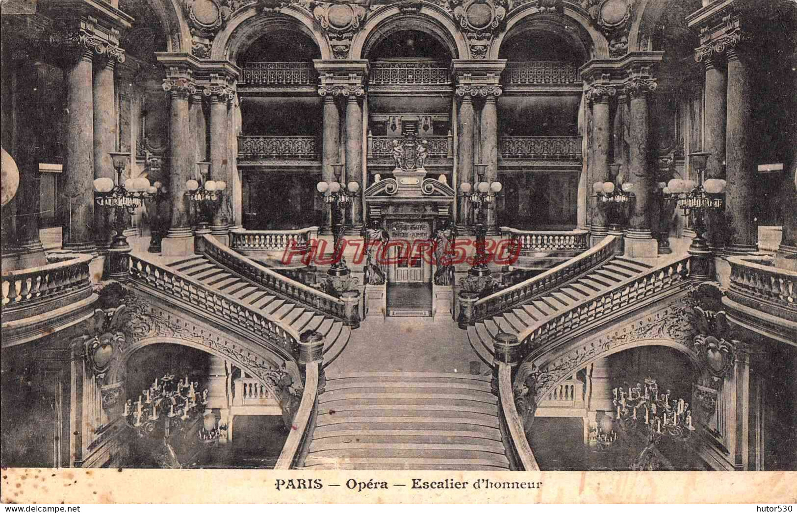 CPA PARIS - ESCALIER DE L'OPERA - Otros Monumentos