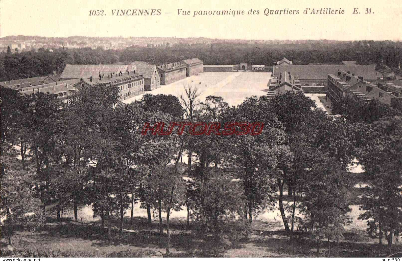 CPA VINCENNES - QUARTIERS D'ARTILLERIE - Vincennes