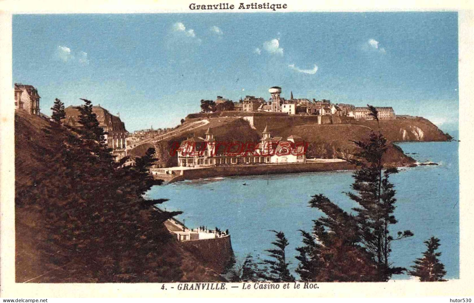 CPA GRANVILLE - LE CASINO ET LE ROC - Granville