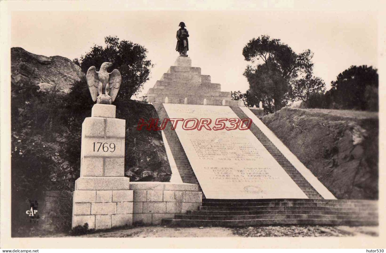 CPSM AJACCIO - MONUMENT DE NAPOLEON - Ajaccio