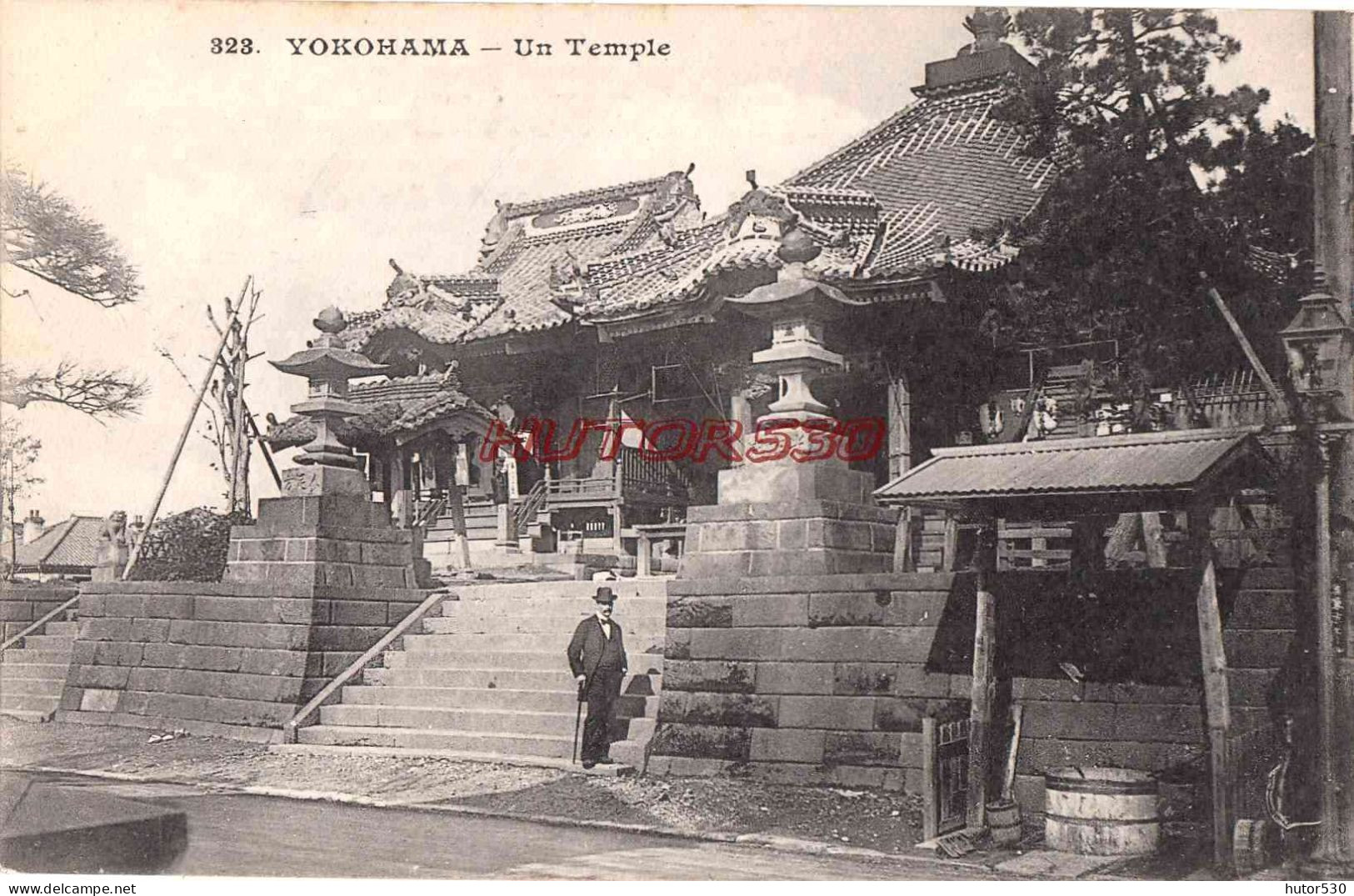 CPA YOKOHAMA - JAPON - TEMPLE - Yokohama