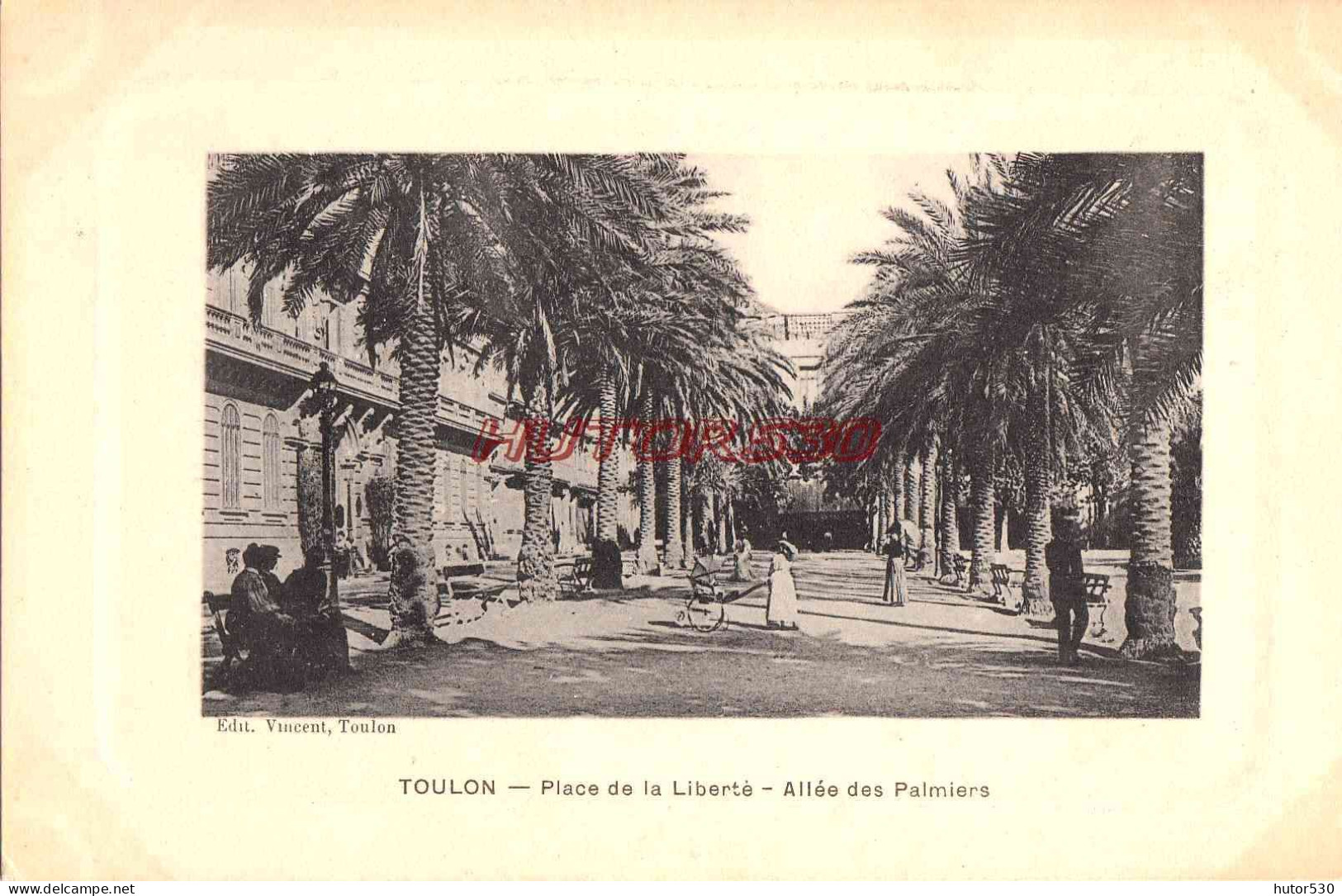 CPA TOULON - PLACE DE LA LIBERTE - Toulon