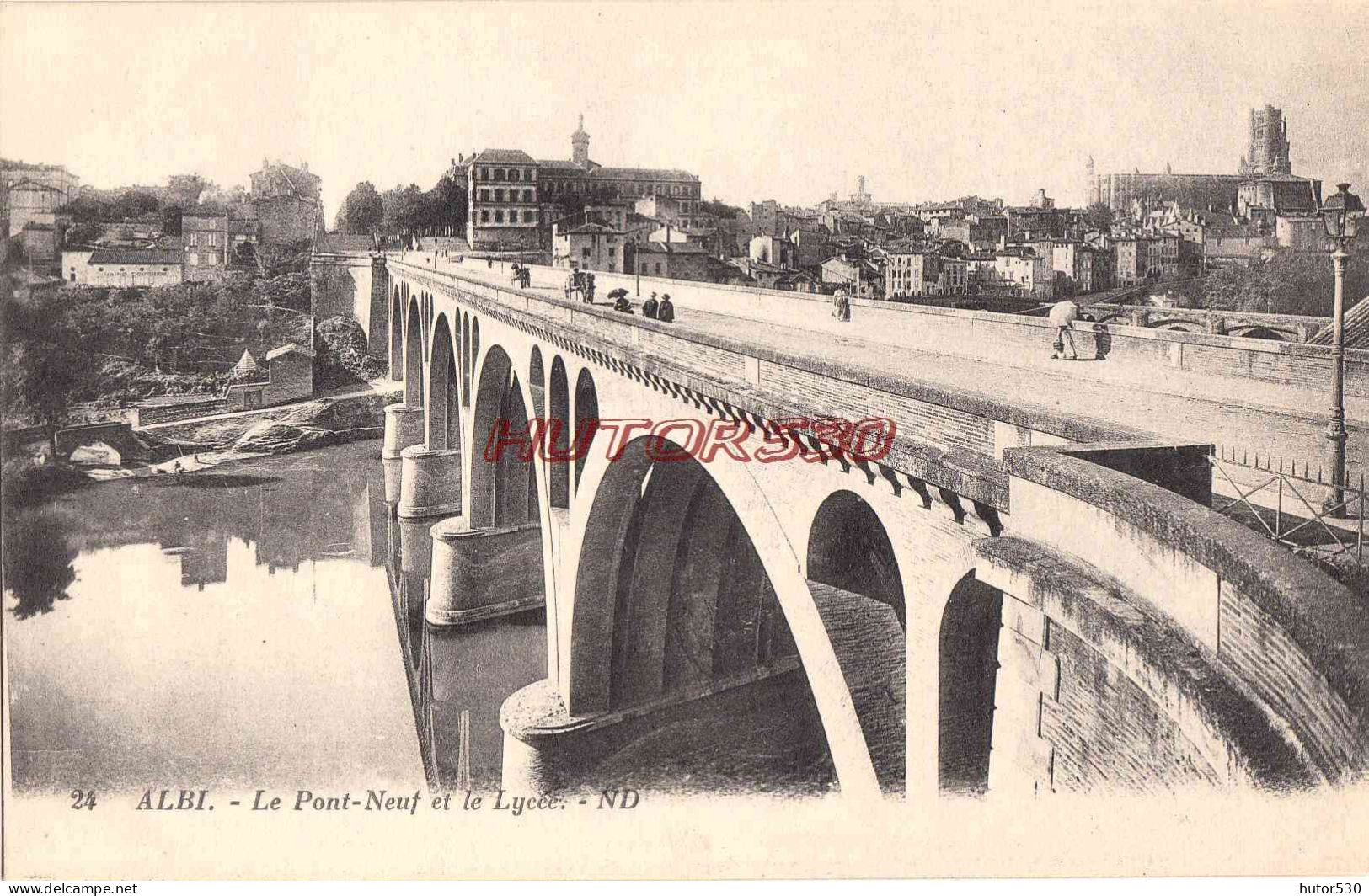 CPA ALBI - LE PONT NEUF - Albi