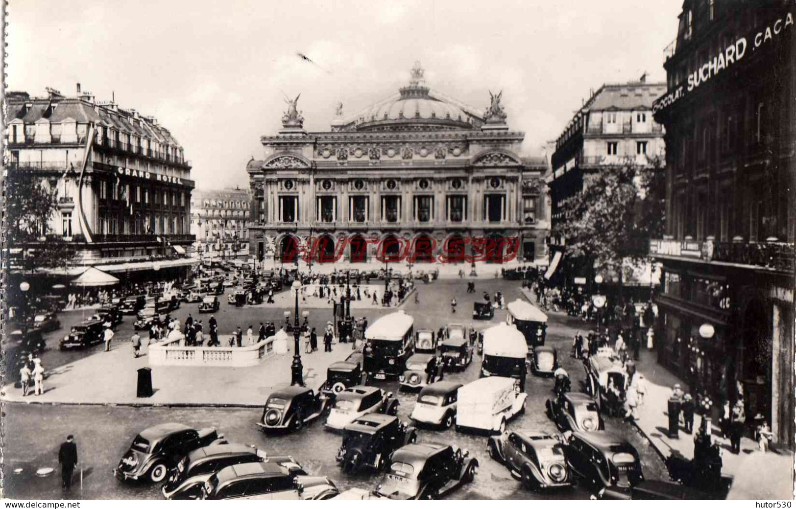 CPSM PARIS - LA PLACE DE L'OPERA - Plätze