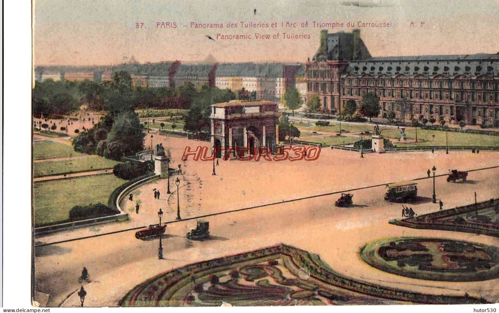 CPA PARIS - PANORAMA DES TUILERIES - Panorama's