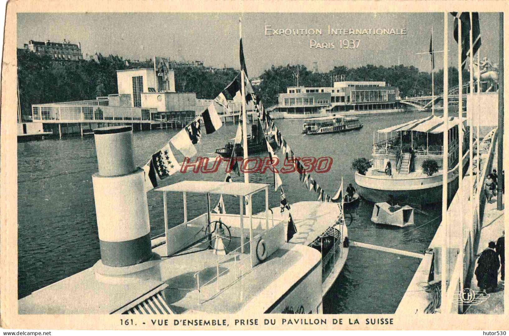 CPA PARIS - EXPOSITION INTERNATIONALE 1937 - PAVILLON SUISSE - Exhibitions