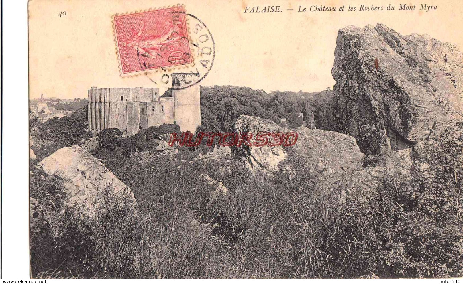 CPA FALAISE - LE CHATEAU - Falaise