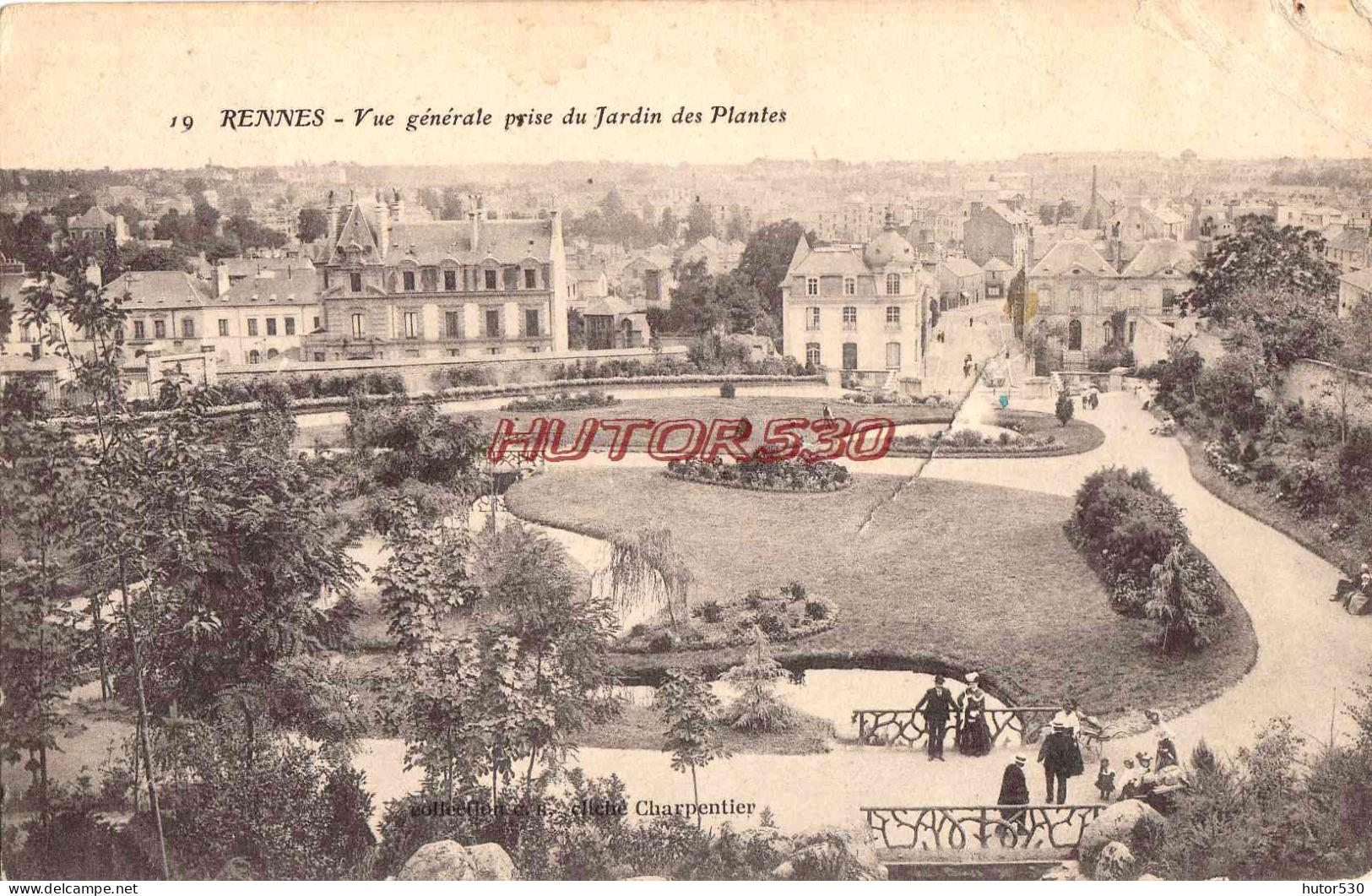 CPA RENNES - VUE PRISE DU JARDIN DES PLANTES - Rennes