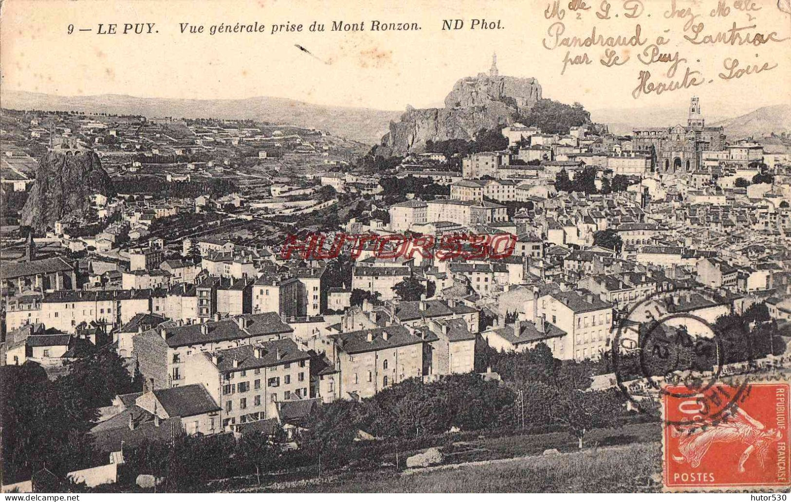 CPA LE PUY - VUE GENERALE - Le Puy En Velay