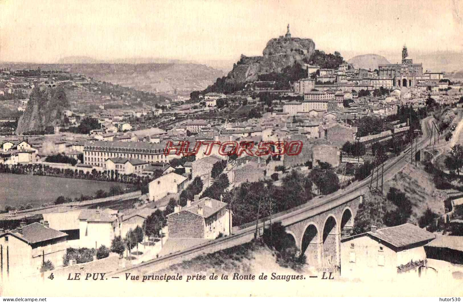 CPA LE PUY - VUE PRISE DE LA ROUTE DE SAUGUES - Le Puy En Velay