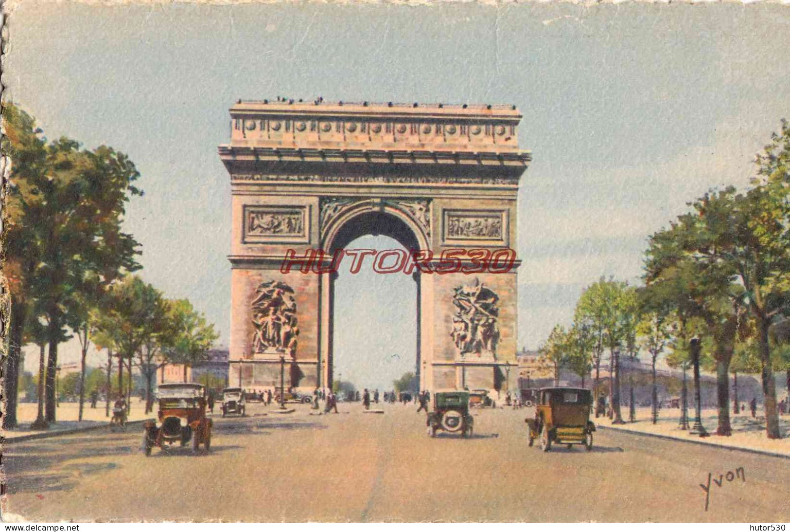 CPA PARIS - L'ARC DE TRIOMPHE - Triumphbogen