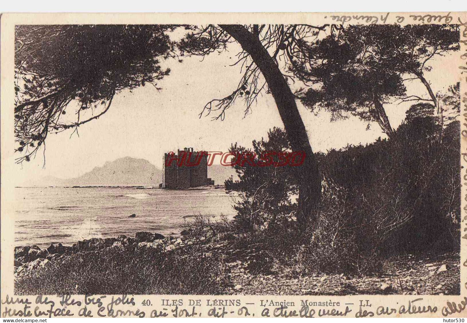 CPA ILES DE LERINS - ANCIEN MONASTERE - Cannes