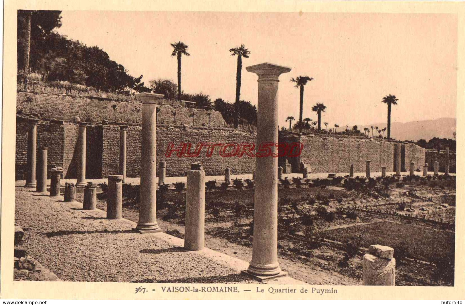 CPA VAISON LA ROMAINE - LE QUARTIER DE PUYMIN - Vaison La Romaine