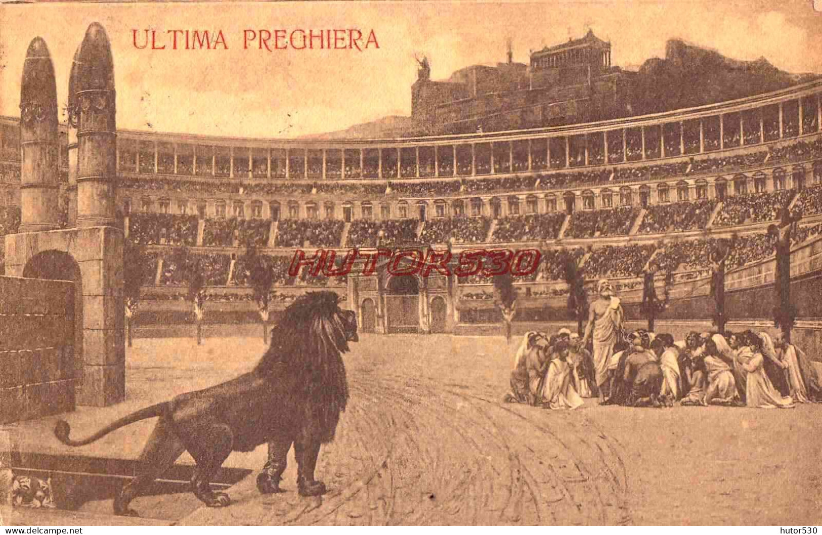 CPA ROMA - ULTIMA PREGHIERA - Other & Unclassified