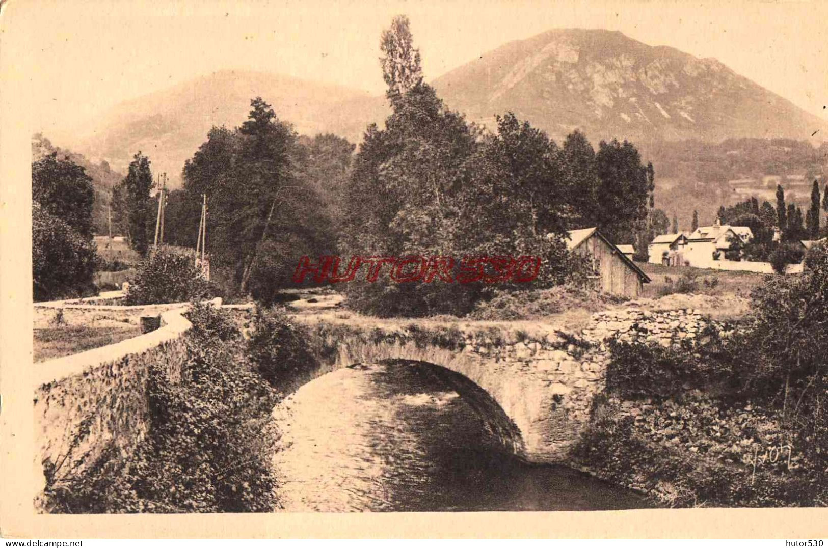 CPA ARGELES GAZOST - LE VIEUX PONT - Argeles Gazost