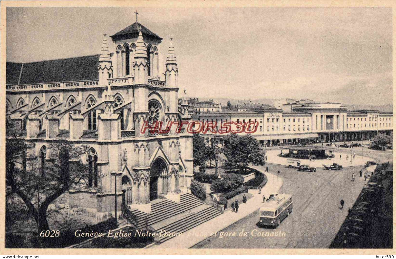 CPA GENEVE - EGLISE NOTRE DAME - Sonstige & Ohne Zuordnung