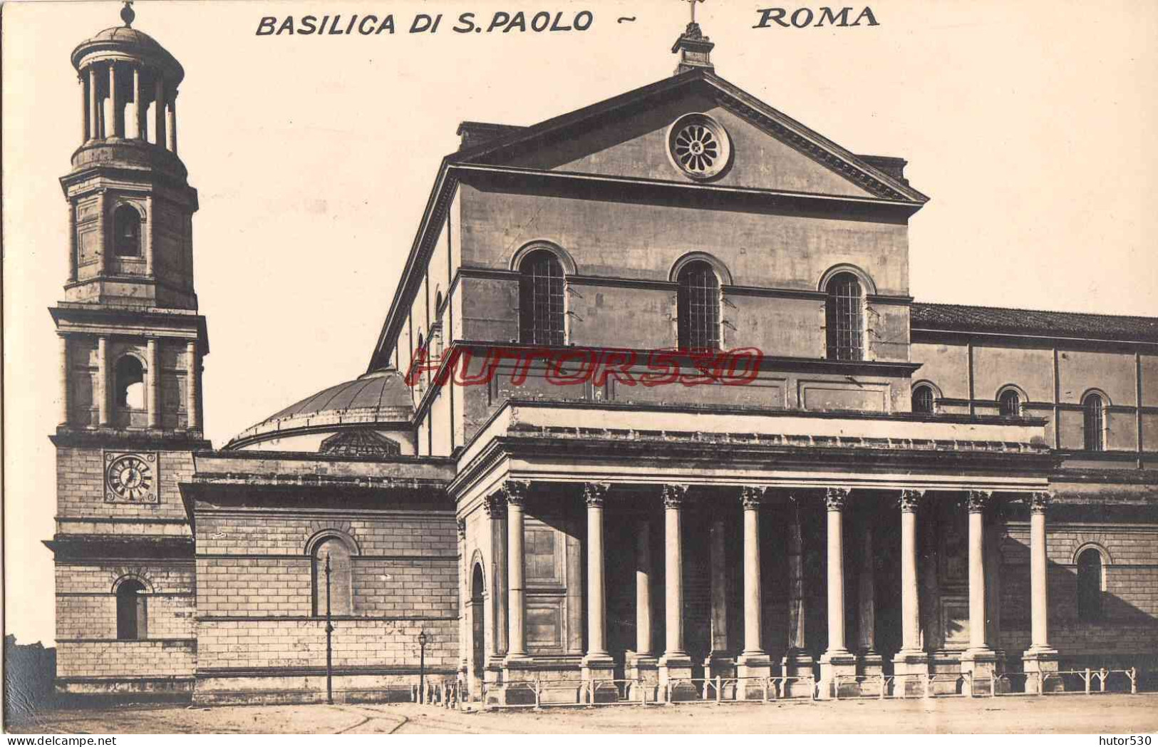 CPA ROMA - BASILICA DI S. PAOLO - Sonstige & Ohne Zuordnung