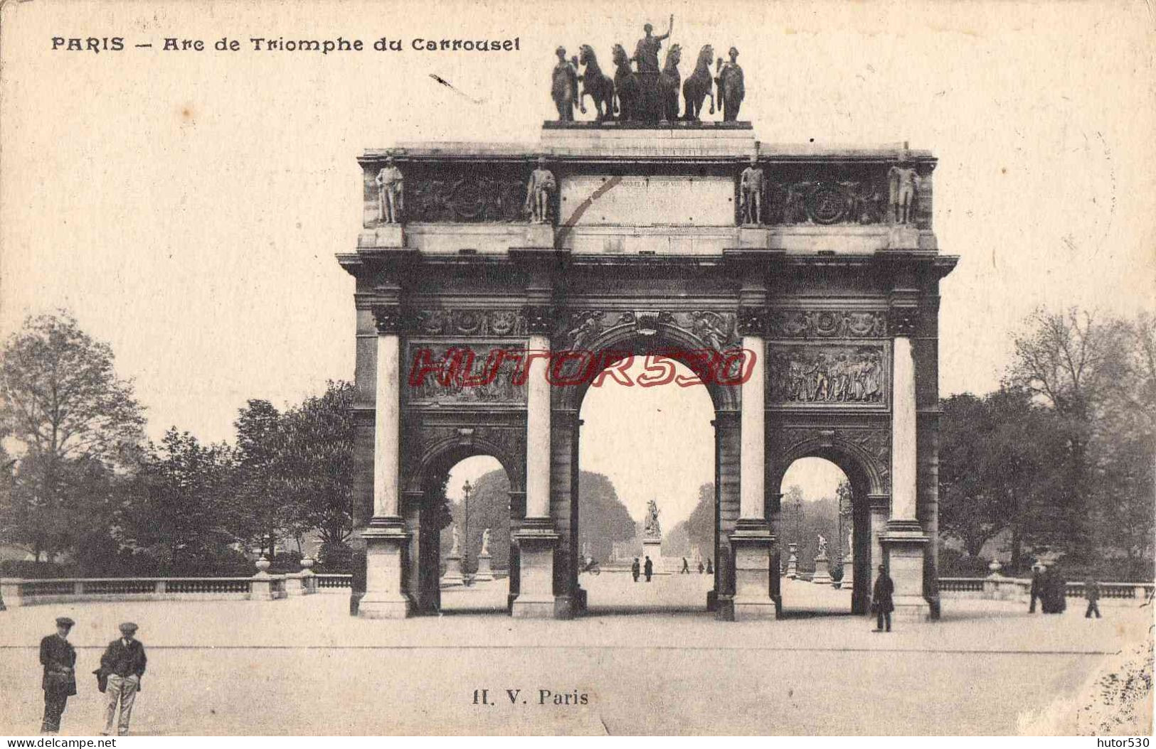 CPA PARIS - ARC DE TRIOMPHE DU CARROUSSEL - Other Monuments